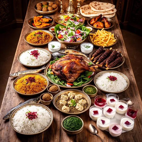 Afghansk Premium catering menu
