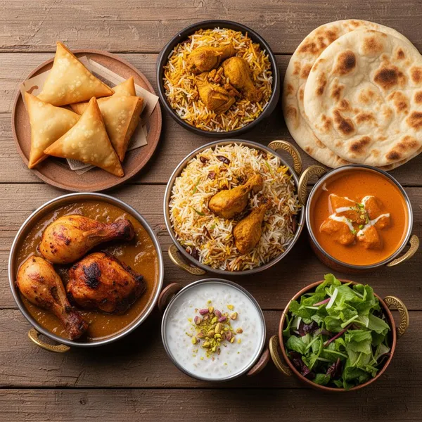 Indisk Basis catering menu
