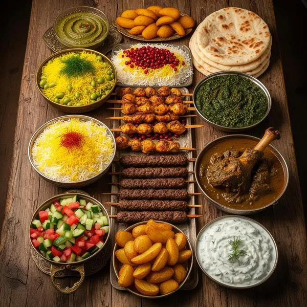 Iransk Premium catering menu